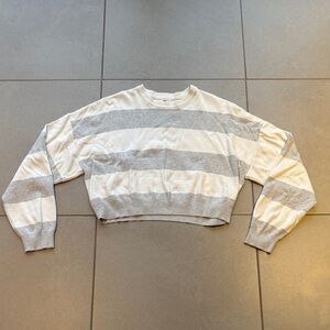 Garage Cream Ribbed Sweater